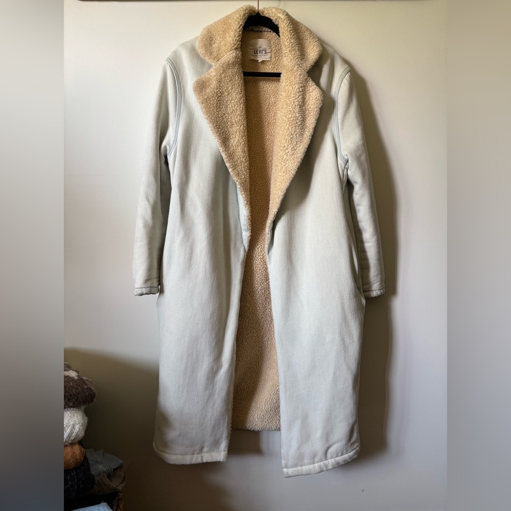 Levi’s Denim Sherpa Coat
